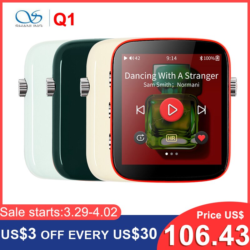 Shanling Q1 Hi-Res Portable HiFi Player ES9218P DA..